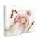 Stupell Industries Women's Glam Fashion Coffee Latte Art Designer Brand Canvas Wall Art
